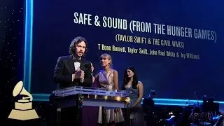 Taylor Swift, T-Bone Burnette, and Civil Wars at the 55th Annual GRAMMY Awards Pre-Telecast Ceremony