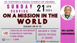 ON A MISSION IN THE WORLD | ISAIAH 49:9-12 | ENGLISH TRADITIONAL SERVICE | 9:00 AM