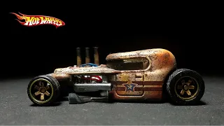 HOT WHEELS CUSTOM RUSTY MOD ROD