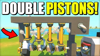 I Built an Engine With Double Pistons for Maximum SPEED!