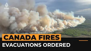 Wildfires spread across western Canada | #AJshorts