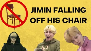 The fight of jimin vs. his chair | Happy Birthday JIMIN