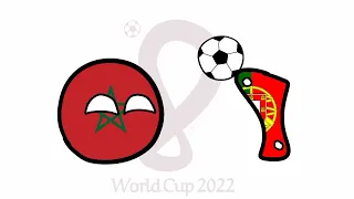 Countryballs FIFA WORLD CUP 2022 QUARTERFINALS | Morocco vs Portugal 🇲🇦 🇵🇹