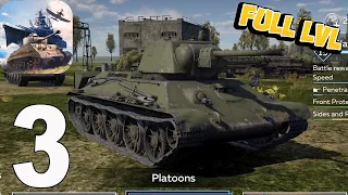 War Thunder Mobile - Gameplay Walkthrough Part 3🔥Platoons T-34(1942) full lvl(iOS,Android)