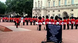Queen's Guard Plays Theme from "Goldfinger"