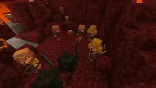 Piglin VS Wither Skeleton WAR