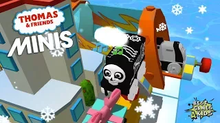 Thomas & Friends Minis #27 | DECORATE Train set w/ trees,  buildings & decorations! By Budge Studios