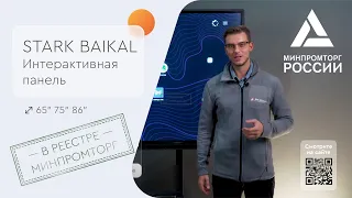 Обзор интерактивной панели Stark Baikal