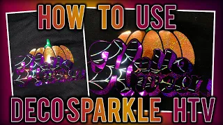 How to Use Specialty Materials DecoSparkle HTV   | September 2021Patreon Tutorial