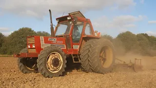 Fiat 880-5 DT and Rotomec (Breviglieri) power harrow | 88hp & 4m | 80s Italian duo | Classic Tractor