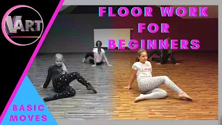 Contemporary floor work for beginners | Basic floor work moves | Contemporary dance warm up