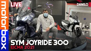 Sym Joyride 300 | A EICMA 2021 arriva il GT con la RUOTA ALTA