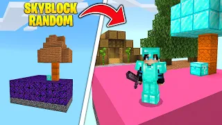 EN ESTE SKYBLOCK LOS BLOQUES CAMBIAN CADA MINUTO DE MANERA RANDOM ft ELPeyo