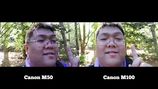 Canon M50 vs Canon M100 Video Test