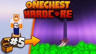 ZBUDOWAŁEM FARMĘ EXPA na ONE CHEST w Minecraft HARDCORE #5