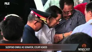 Suspend Enrile as senator, court asked