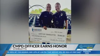 CMPD officer awarded with Charlotte's employee of the year