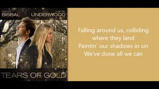 David Bisbal, Carrie Underwood - Tears Of Gold, Letra/Lyrics