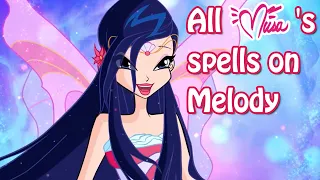 Winx Club - All Musa's spells on Melody🎵