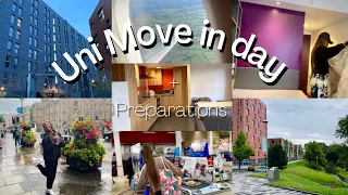 UNIVERSITY MOVE IN DAY + preparations ||First year student, UK 🇬🇧