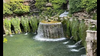 Villa d'este Gardens and Fountains.  World Heritage Site. AMAZING! - Tivoli Italy - ECTV