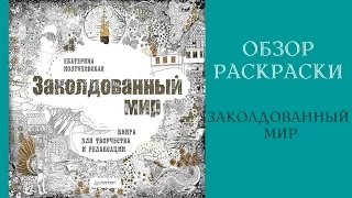 Обзор раскраски-антистресс "Заколдованный мир"