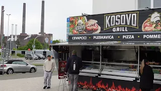 kofta sausage adn meatball | Sandwich kosovo grill style #Sandwich