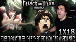 Female Titan AFTER EREN?? | Forest of giant trees: part 2 | Attack on Titan 1x18 | REACTION