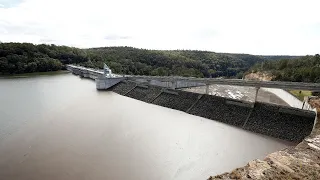 Sydney's Warragamba Dam overflows