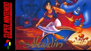 Полное прохождение игры "Aladdin"! Популярная игра на Super Nintendo - часть 1.