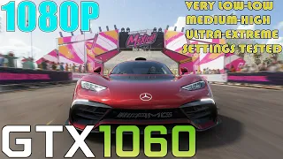GTX 1060 ~ Forza Horizon 5 | 1080p VERY LOW To EXTREME Settings Performance Test