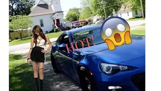 My girlfriend drives my ILLEGAL BRZ!