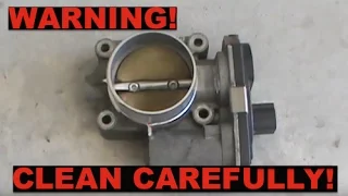 Be careful cleaning your throttle body! - Check Engine Light