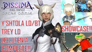 Dissidia FF Opera Omnia JP - Yshtola LD/BT Trey LD & Lufenia Showcase!