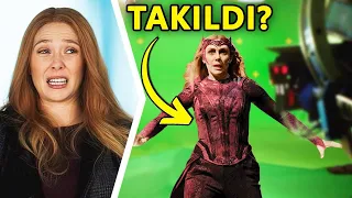 Elizabeth Olsen'in Scarlet Witch Olarak Çektiği 15 Utanç Verici Sahne