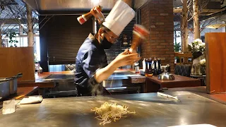 Amazing Performance! Teppanyaki Steak Master - Korean Street Food