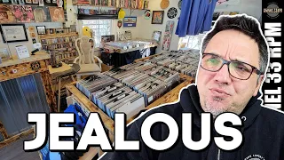 This guy built a backyard record store! Cool viewer music rooms