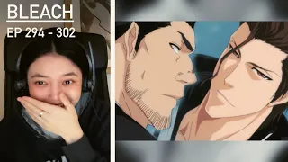 MY MAN IS HERE! BLEACH EP 294 - 302 | REACTION