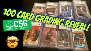 100 Card CSG Grading Reveal.  Everything for sale! +Giveaway! 🔥🔥🔥