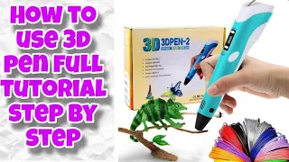 Trying using 3D pen |3D Pen Unboxing | 3D पेन का उपयोग कैसे करें | How to Use 3D pen In Hindi #anime