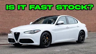 Alfa Romeo Giulia Ti Sport 1/4 Mile, 0-60mph, 40-100mph Performance Test