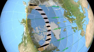 The 2021 Annular Solar Eclipse, Path of Visibility