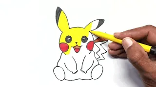 Colorful Creatures: Pikachu, Cat, and Lion Coloring Fun for Kids ,kids learning adventures