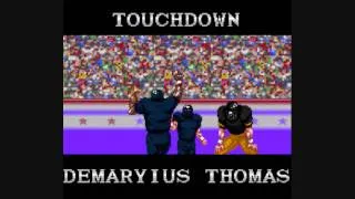 Tim Tebow's TD Pass to Demaryius Thomas to Beat the Steelers in Overtime...Tecmo Style