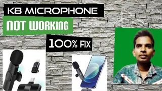 k8 wireless microphone | otg not showing on android | Otg Not Working Connecting Problem Solved |