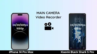 iPhone 14 Pro Max vs Xiaomi Black Shark 5 Pro Hands On Comparison