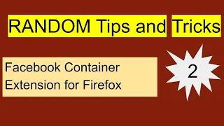 Facebook Container Extension for Firefox