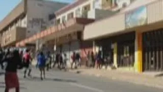 Pro-democracy activists protests in former Swaziland