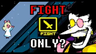 Can you beat Giga Spamton by only FIGHTing? | A Different Snowgrave Deltarune Fan Game