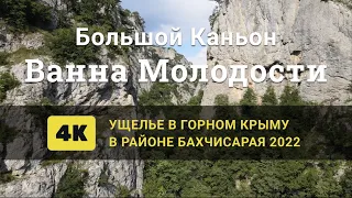 Большой Каньон Крыма. Ванна молодости. 2022. 4К